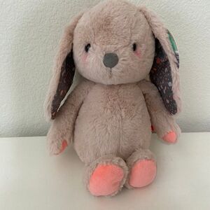 B Softies Butterscotch Bunny Rabbit Je m’appelle 12" Pink Soft Happy Hues NWT